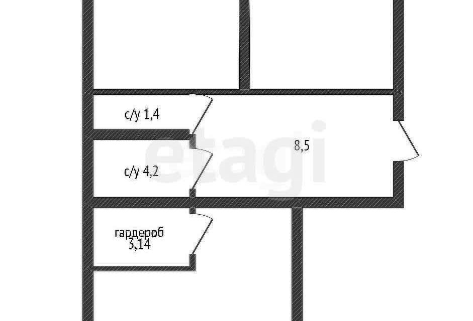 Продаётся 2-комнатная квартира, 79.5 м²