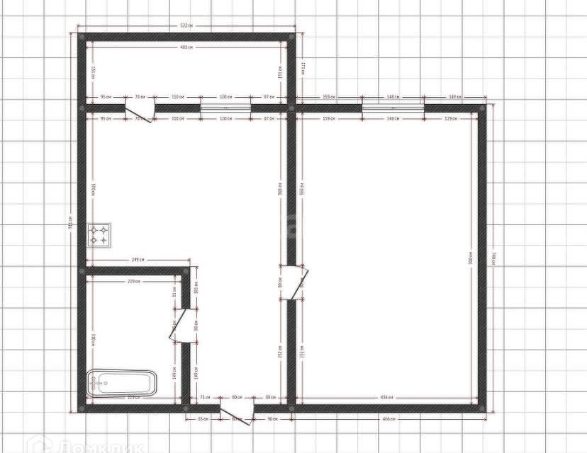 Продаётся 1-комнатная квартира, 35 м²
