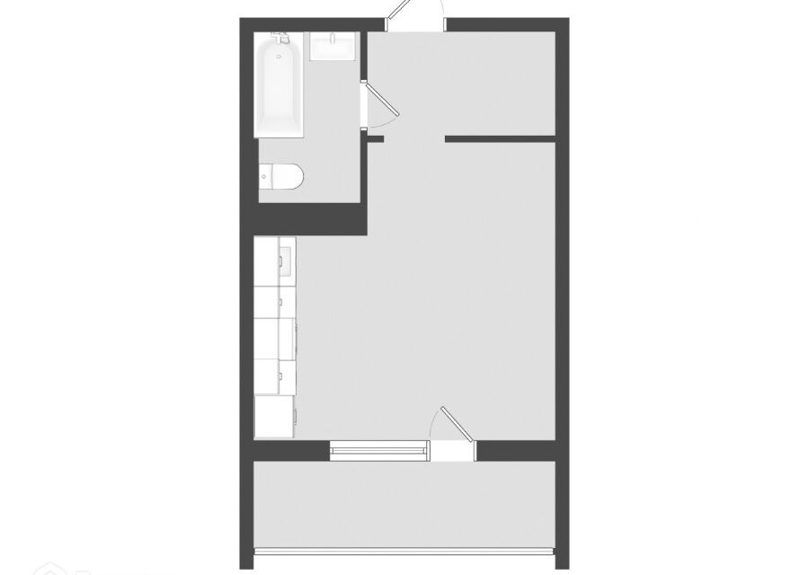 Продаётся студия, 26.2 м²