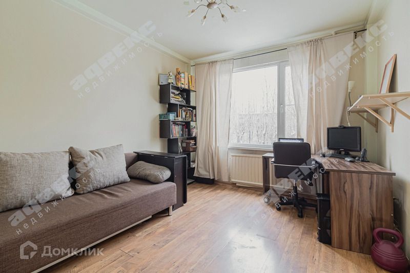 Продаётся 2-комнатная квартира, 45.6 м²