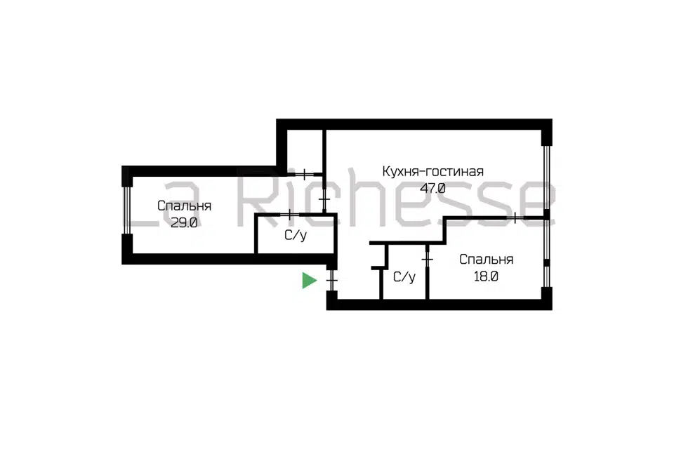 Продаётся 3-комнатная квартира, 115 м²