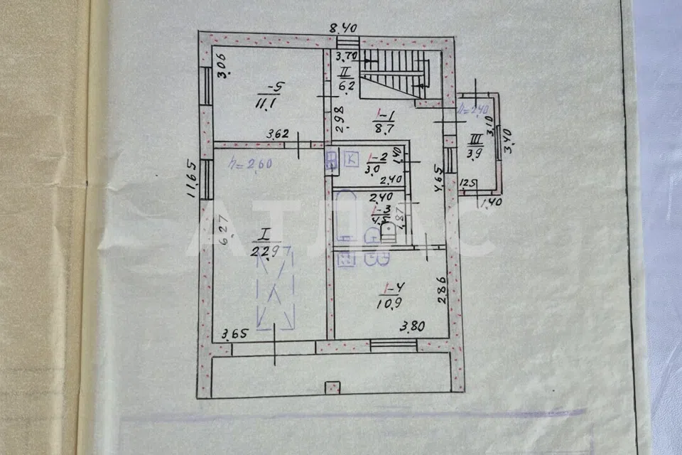 Продаётся 3-этажный дом, 94.4 м²