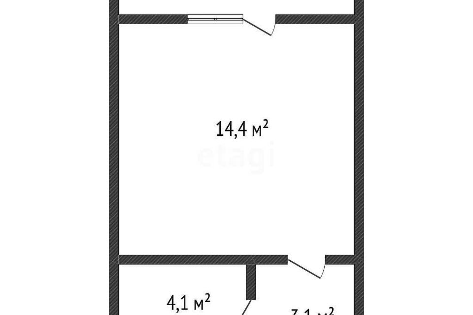 Продаётся студия, 21.9 м²