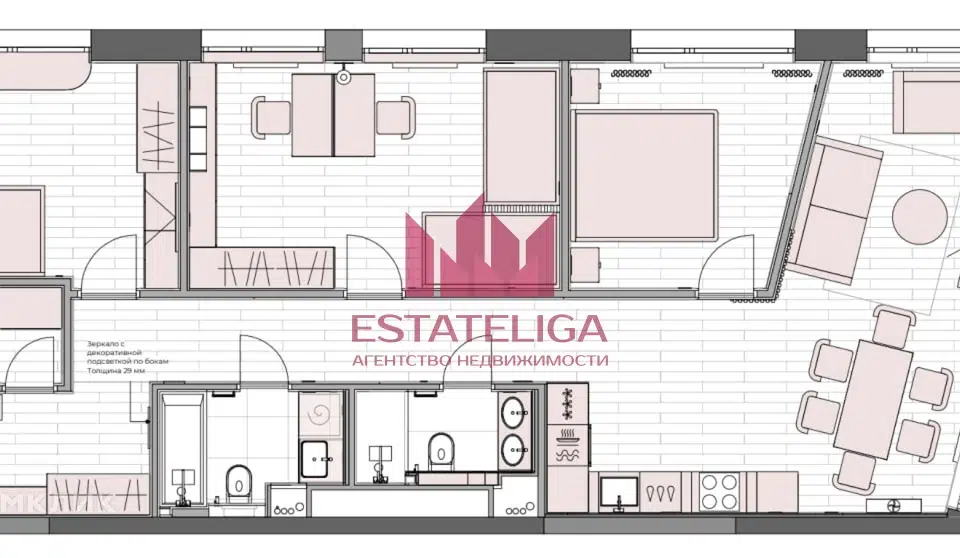 Продаётся 3-комнатная квартира, 102.4 м²