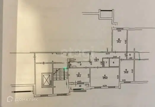 Продаётся 3-комнатная квартира, 94.6 м²