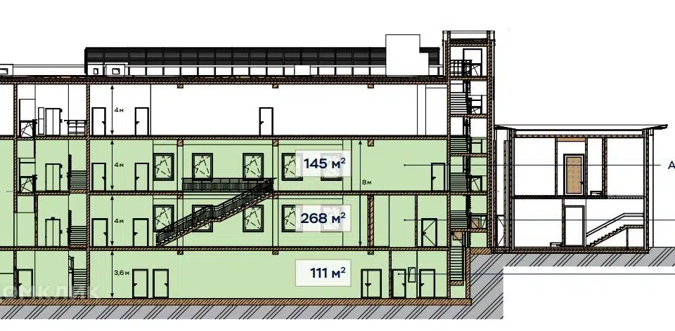 Продаётся помещение своб. назначения, 524 м²