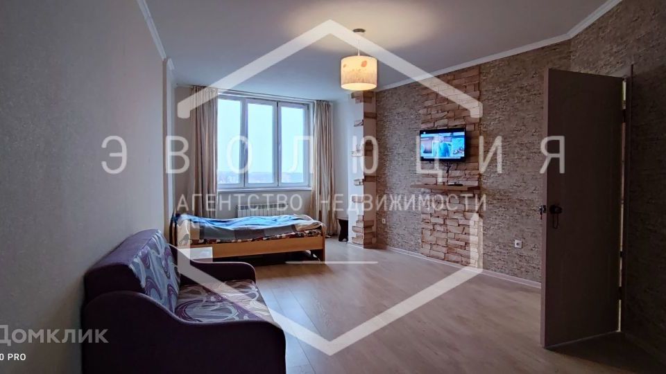 Продаётся 1-комнатная квартира, 44.4 м²