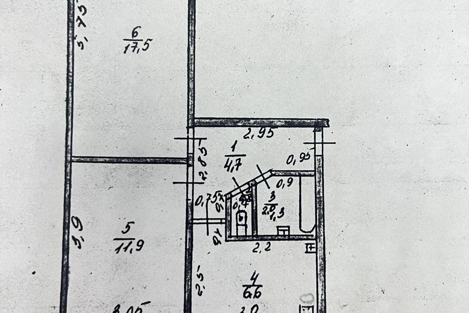 Продаётся 2-комнатная квартира, 47 м²