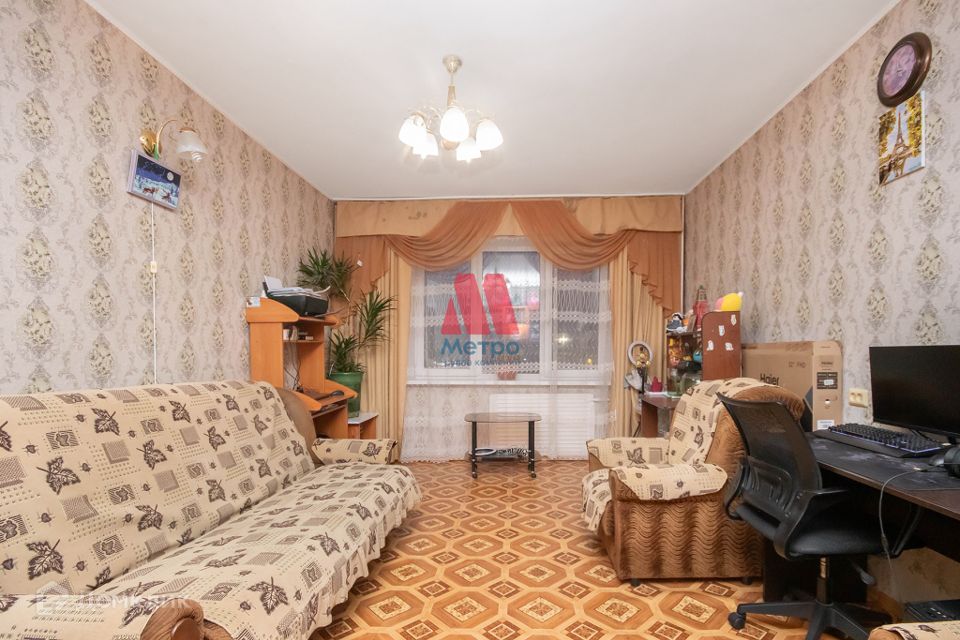 Продаётся 2-комнатная квартира, 53.2 м²