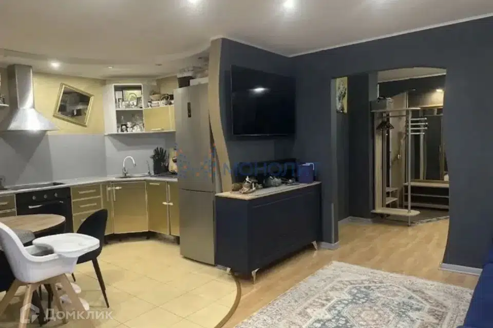 Продаётся 2-комнатная квартира, 57.8 м²