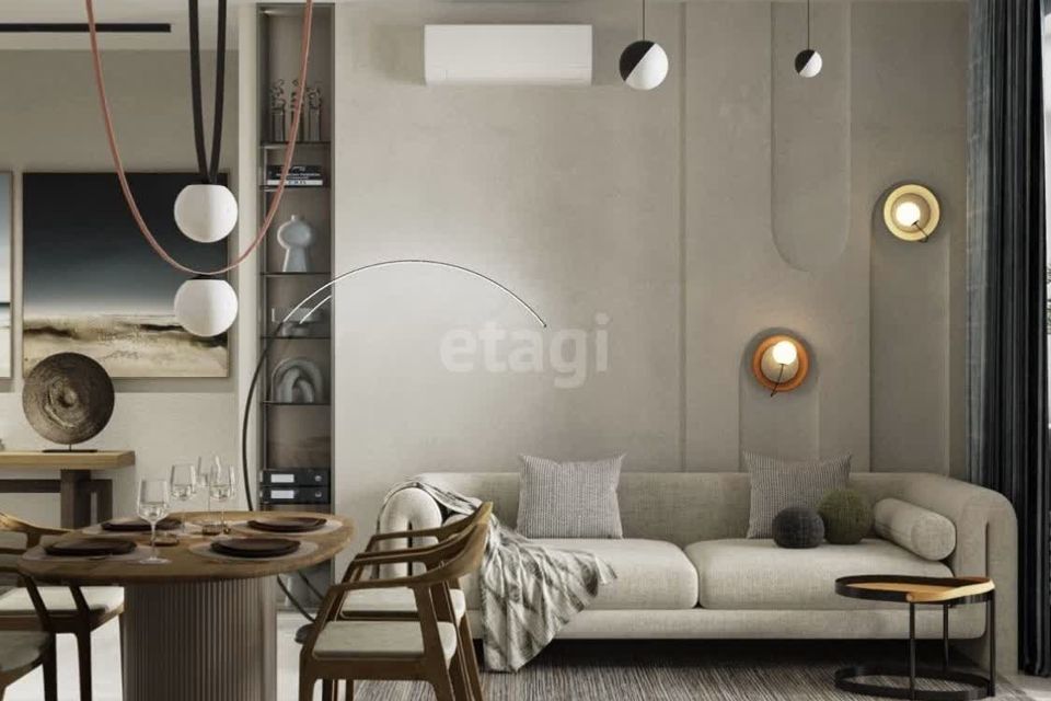 Продаётся 1-комнатная квартира, 49 м²