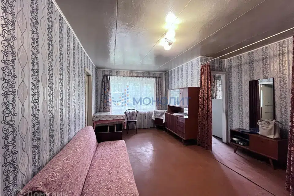 Продаётся 2-комнатная квартира, 43.3 м²