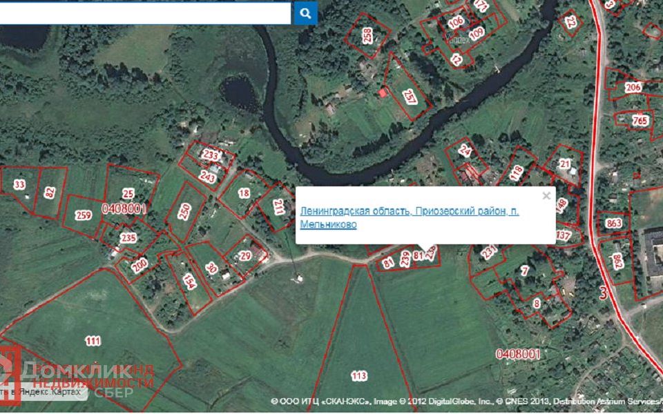 Карта мельниково приозерский район