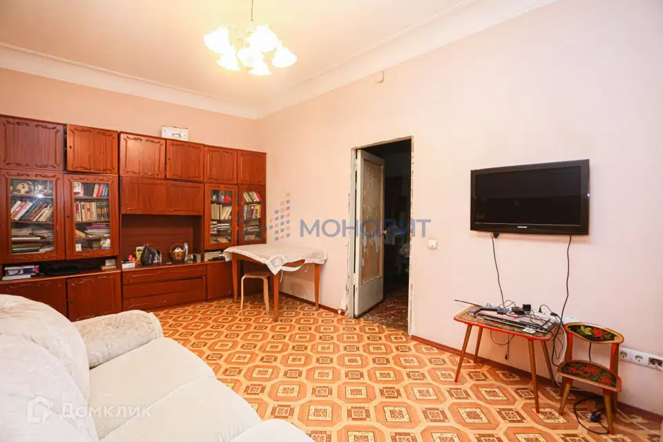 Продаётся 3-комнатная квартира, 62.8 м²