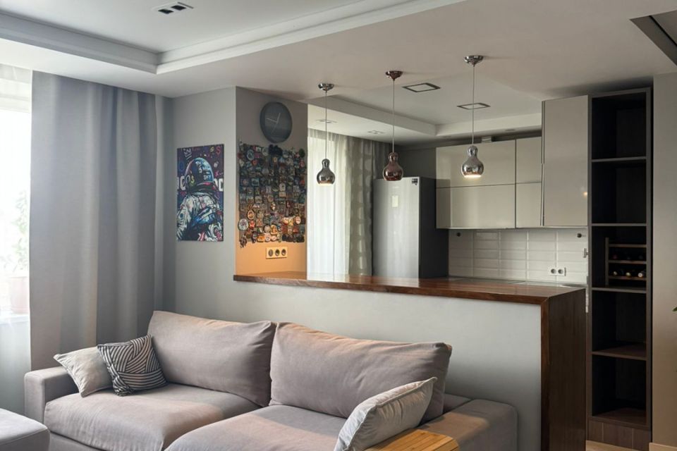 Продаётся 2-комнатная квартира, 57.4 м²