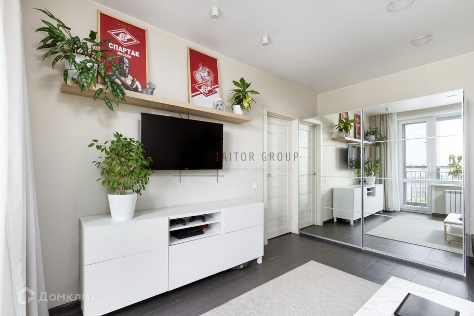 Продаётся 1-комнатная квартира, 38.7 м²