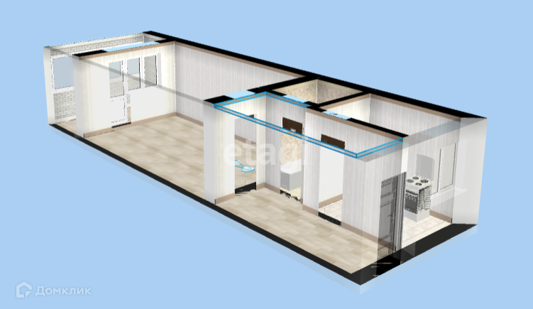 Продаётся 1-комнатная квартира, 35 м²