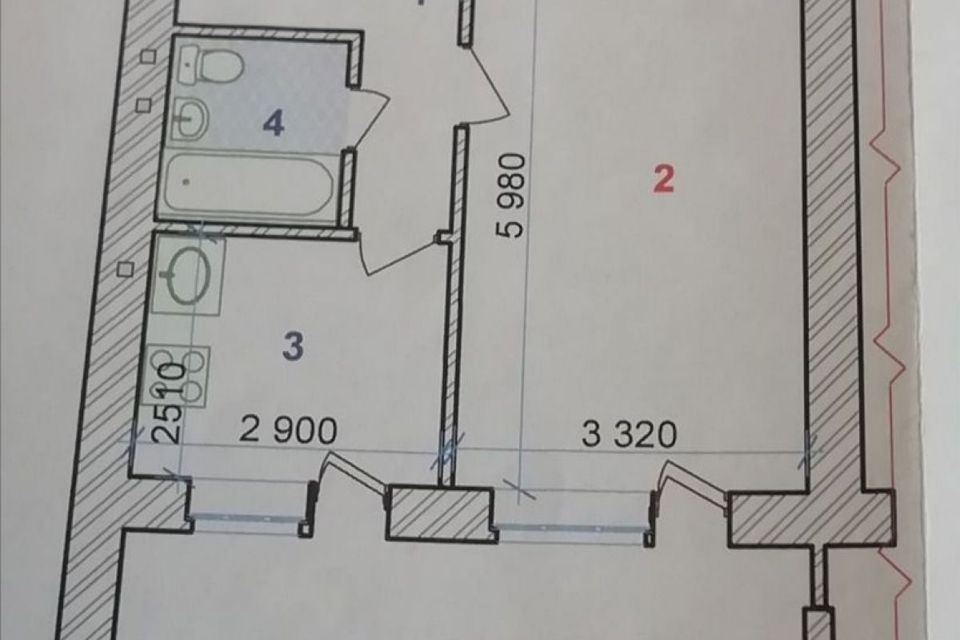 Продаётся 1-комнатная квартира, 37 м²