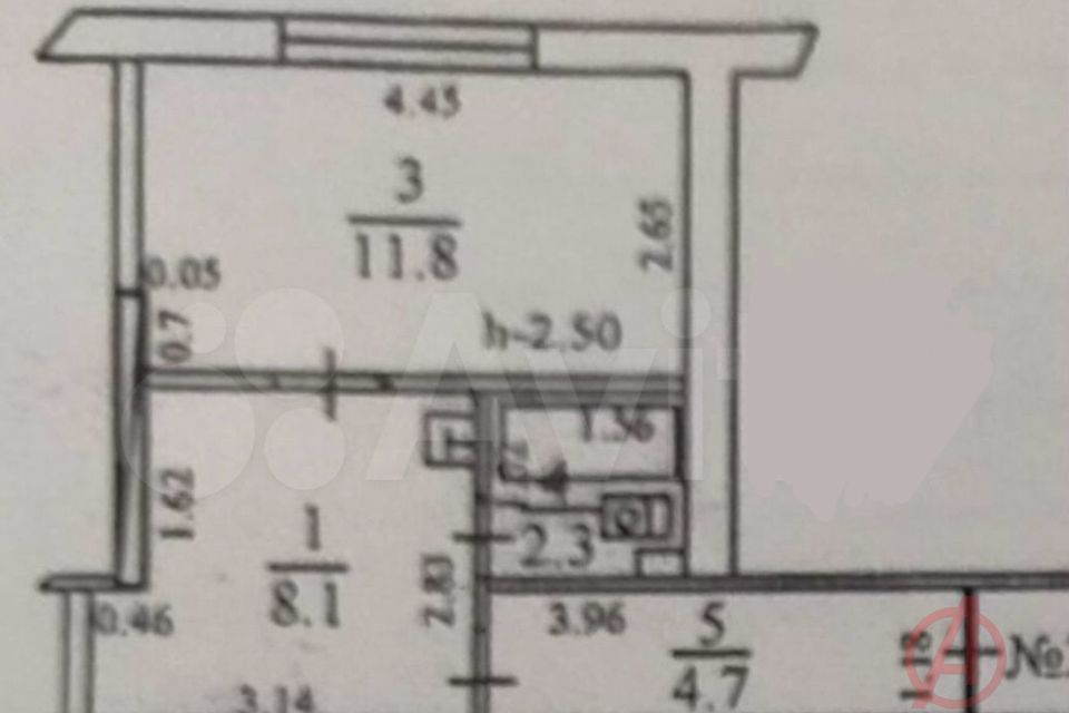 Продаётся 1-комнатная квартира, 26 м²