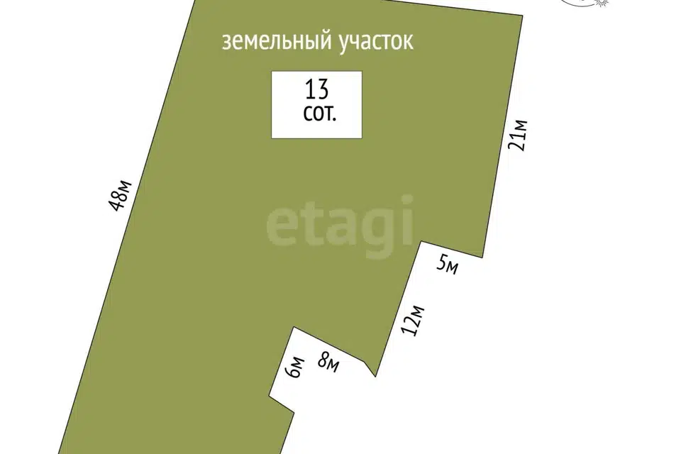 Продаётся 1-этажный дом, 34.1 м²