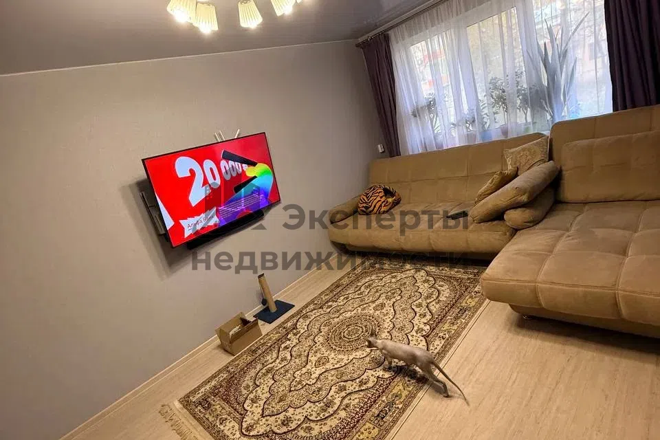 Продаётся 3-комнатная квартира, 59 м²