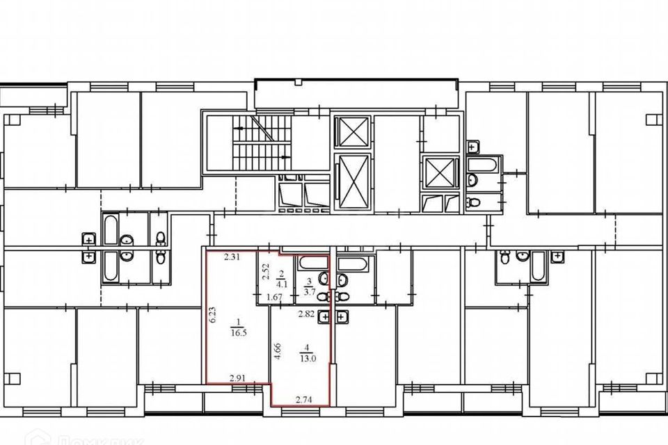 Продаётся 2-комнатная квартира, 49 м²