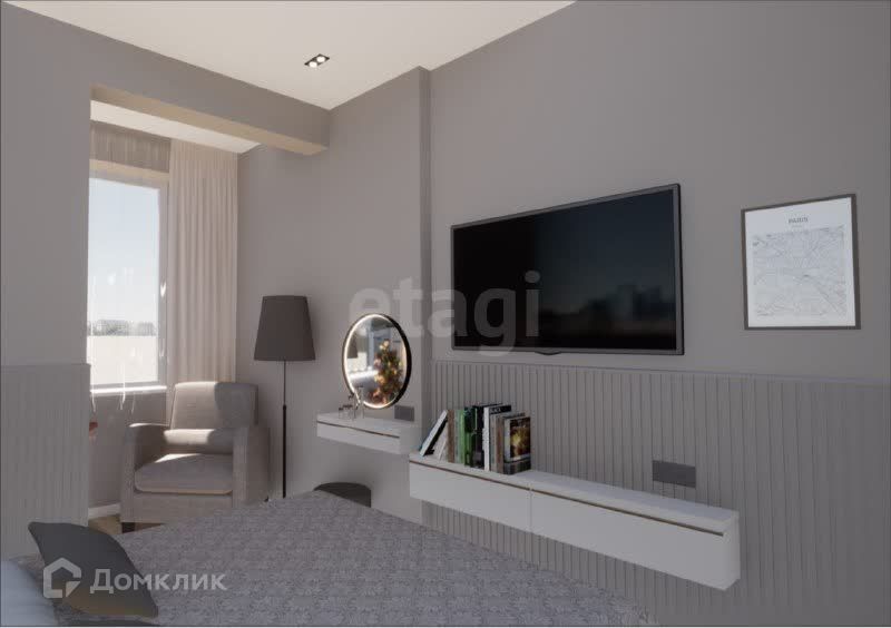 Продаётся 1-комнатная квартира, 37.9 м²