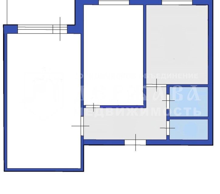 Продаётся 2-комнатная квартира, 44 м²