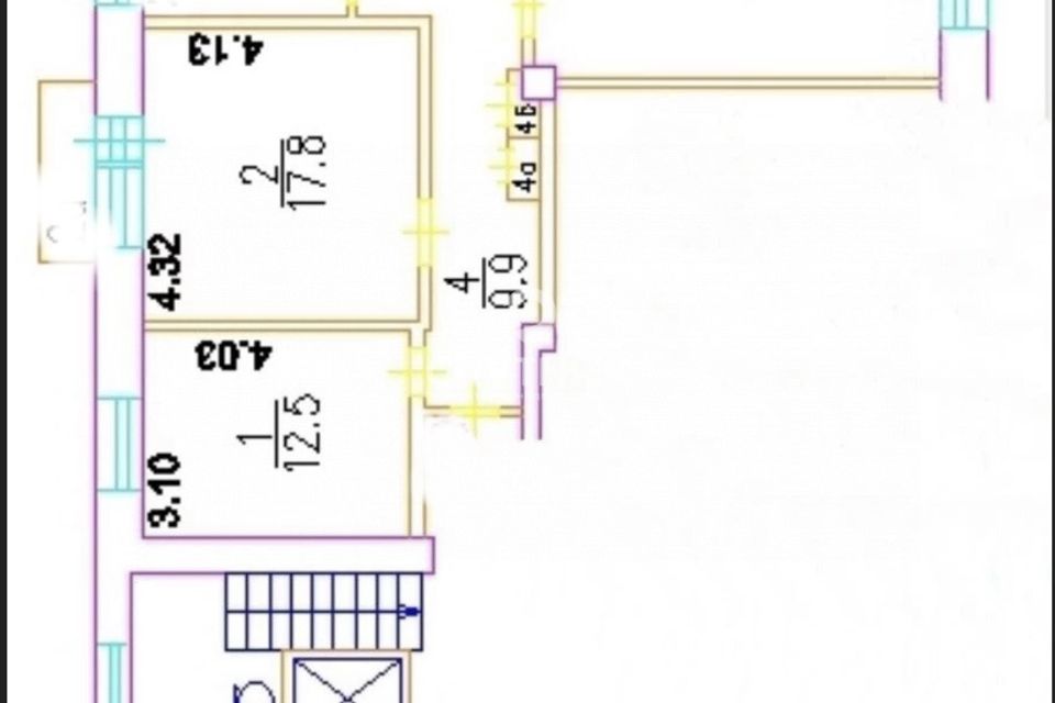 Продаётся 3-комнатная квартира, 72.5 м²