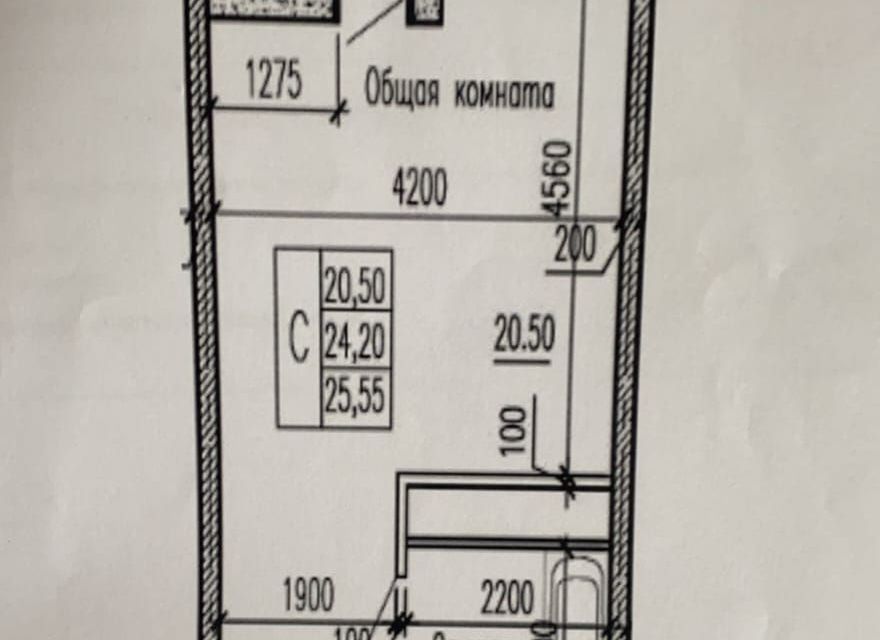 Продаётся студия, 25 м²