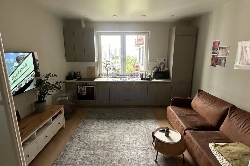 Продаётся 1-комнатная квартира, 47.4 м²