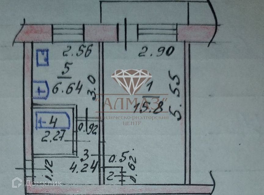 Продаётся 1-комнатная квартира, 30 м²