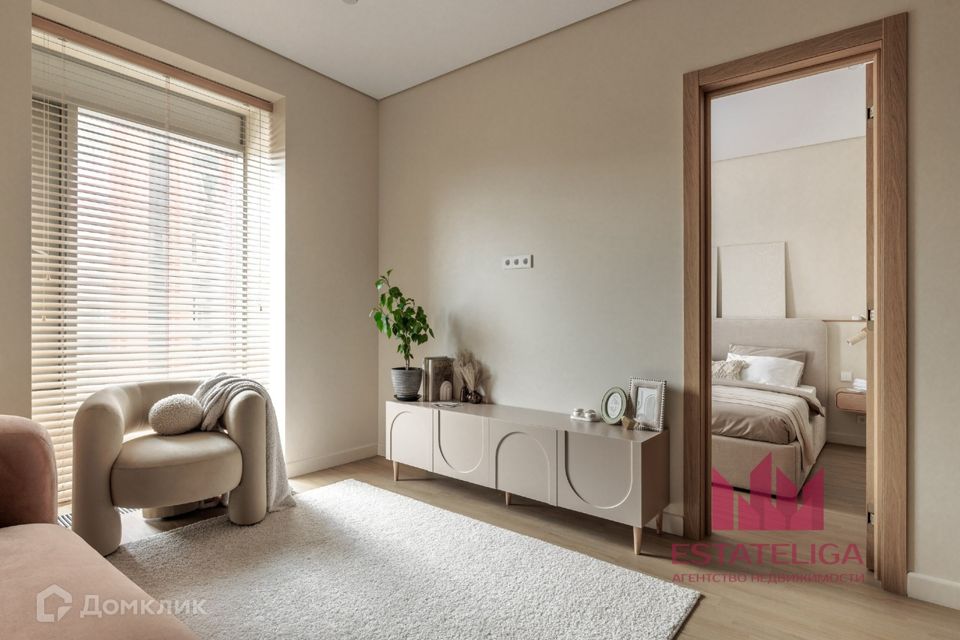 Продаётся 1-комнатная квартира, 47.5 м²