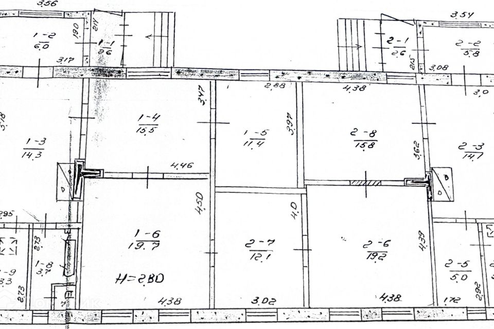 Продаётся 1-этажный дом, 154.9 м²