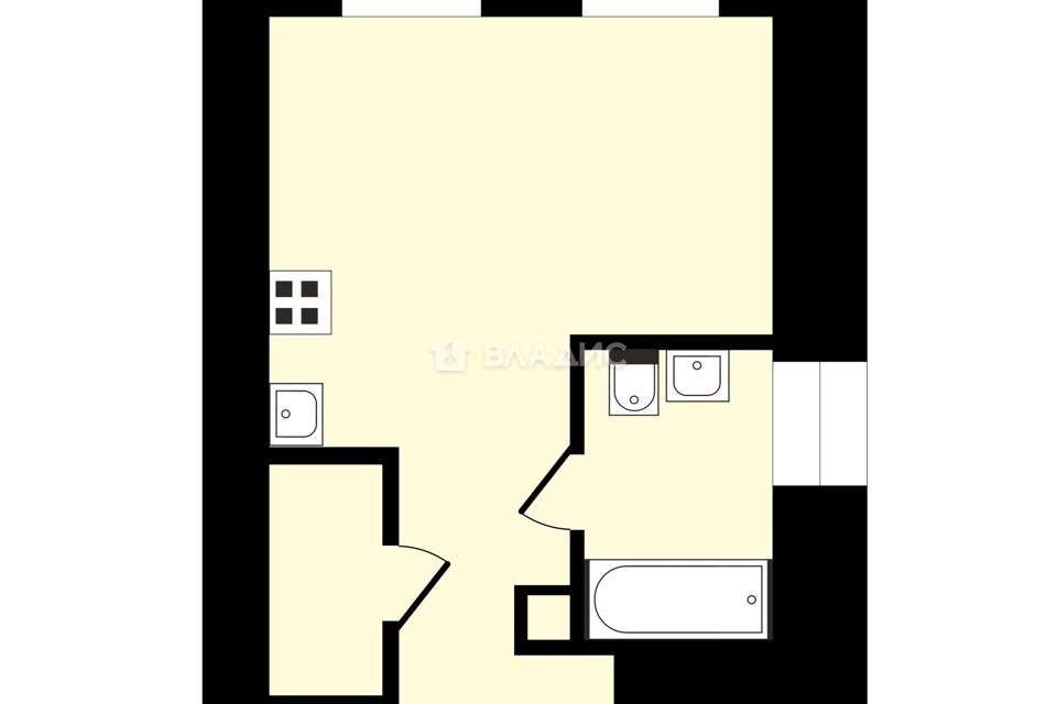 Продаётся студия, 27.2 м²