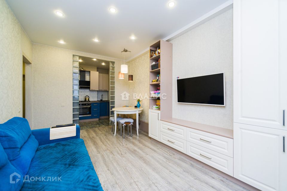 Продаётся 1-комнатная квартира, 45.13 м²