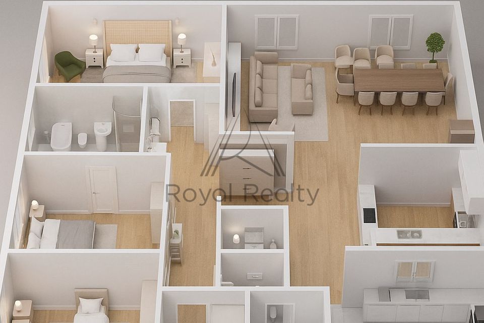 Продаётся 4-комнатная квартира, 173 м²