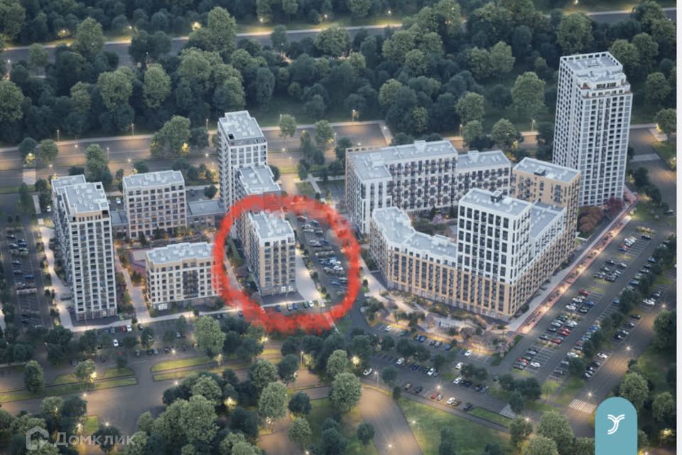 Продаётся 1-комнатная квартира, 40.38 м²