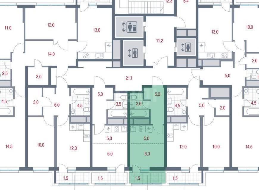 Продаётся студия, 21 м²