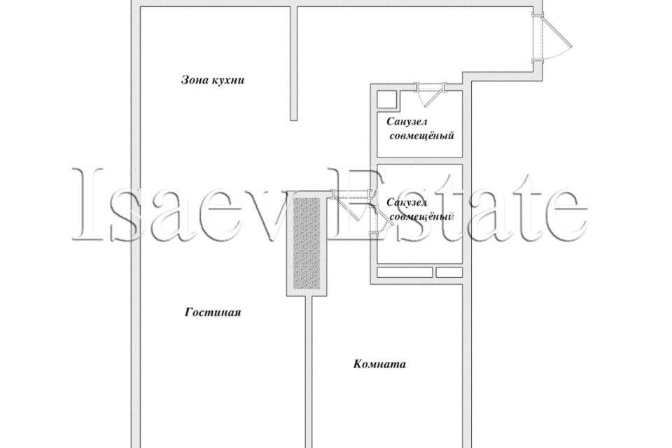 Продаётся 2-комнатная квартира, 72 м²