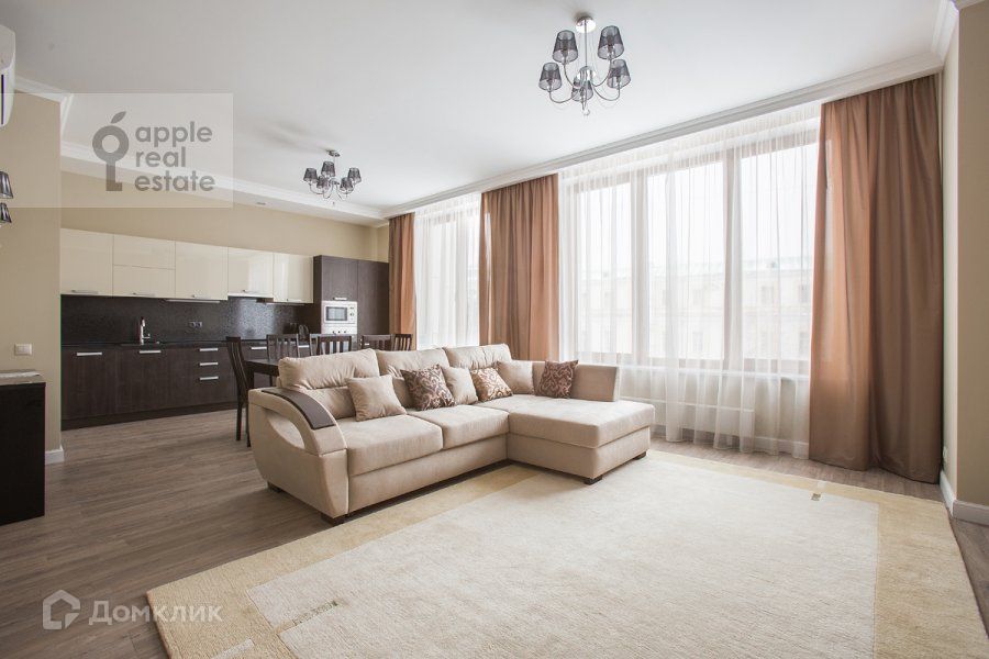 Сдаётся 3-комнатная квартира, 115 м²