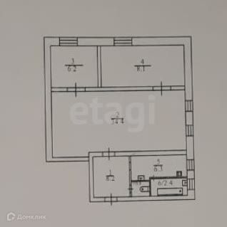 Сдаётся 3-комнатная квартира, 66.5 м²