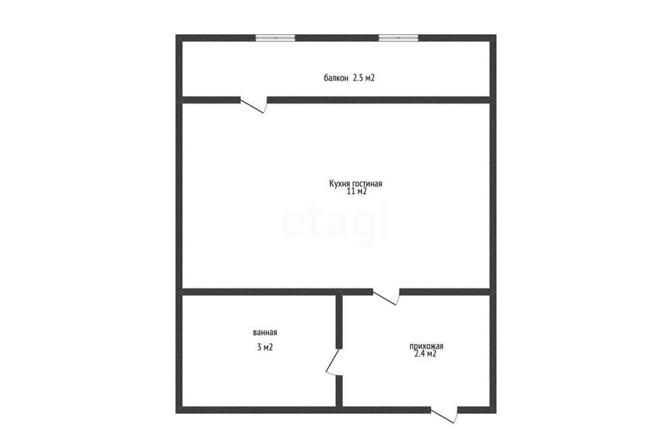 Продаётся студия, 16.2 м²