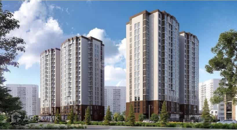 Продаётся 1-комнатная квартира, 45.39 м²