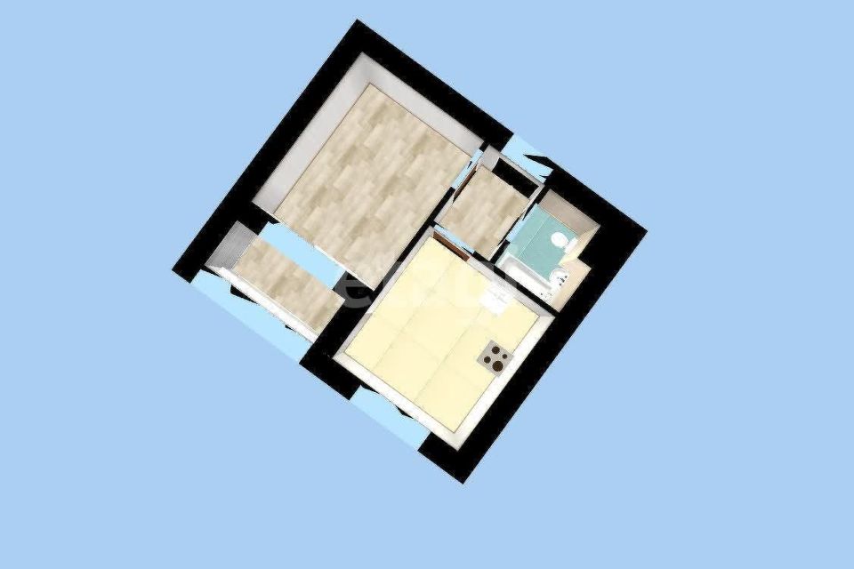 Продаётся 1-комнатная квартира, 30 м²