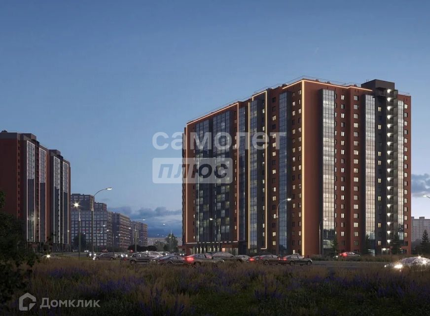 Продаётся 1-комнатная квартира, 55.5 м²