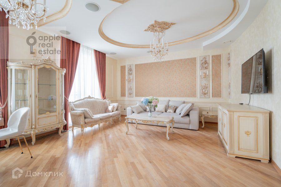 Сдаётся 3-комнатная квартира, 124 м²