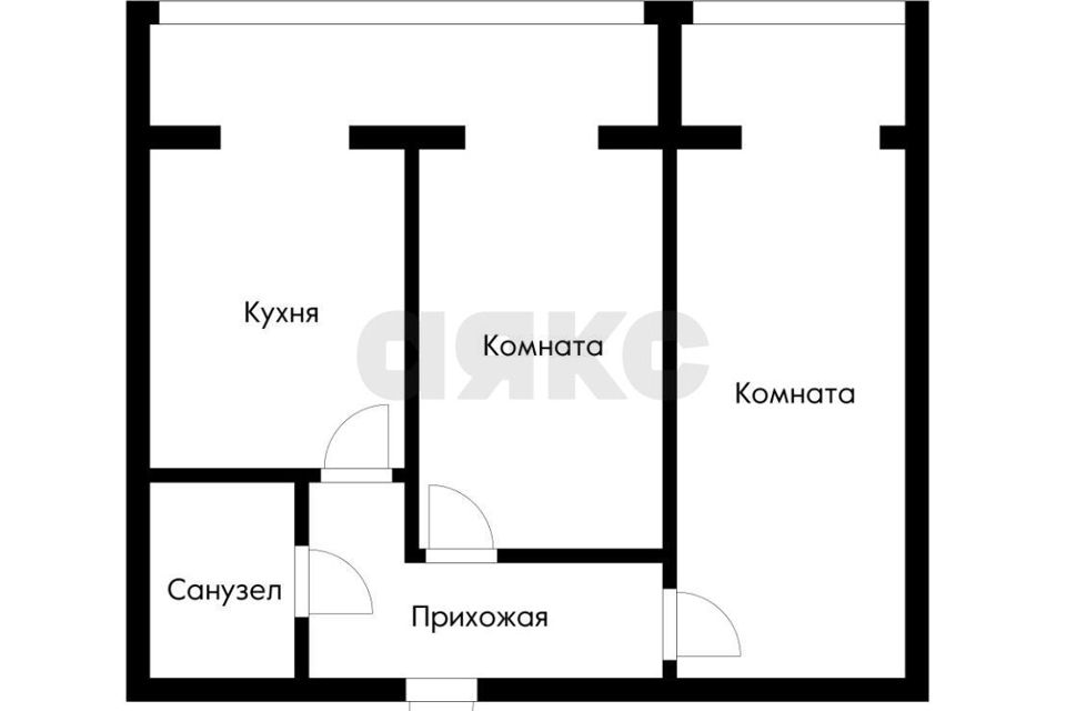 Продаётся 2-комнатная квартира, 79 м²