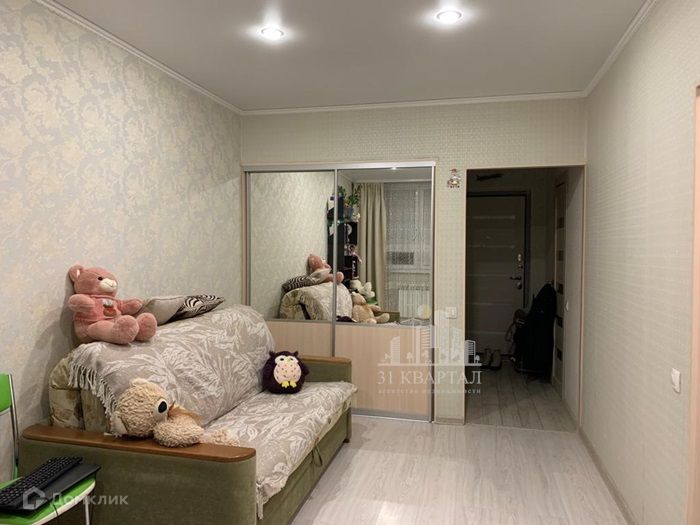 Продаётся 1-комнатная квартира, 29.5 м²