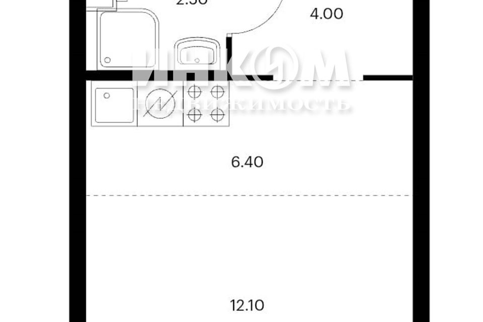 Продаётся студия, 25 м²